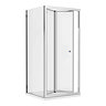 Monza 700 x 700mm Bi-Fold Door Shower Enclosure without Tray