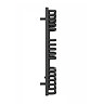 Monza 500 x 736 Anthracite Designer D-Shaped Heated Towel Rail