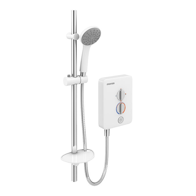 Monza 8.5kw Electric Shower - White/Chrome