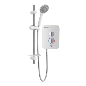 Monza 8.5kw Electric Shower - White/Chrome