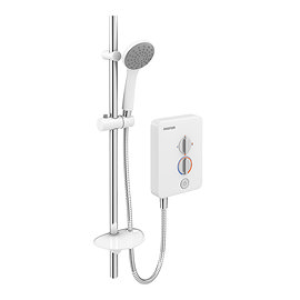 Monza 8.5kw Electric Shower - White/Chrome