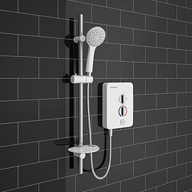 Monza 8.5kw Electric Shower - White/Chrome