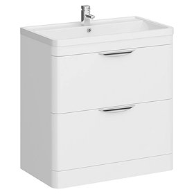 Monza Floor Standing Vanity Unit with Basin W800 x D445mm Large Image