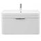 Monza Wall Hung 1 Drawer Vanity Unit with Basin W800 x D445mm  Profile Large Image