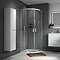 Monza 800 x 800mm Quadrant Shower Enclosure without Tray