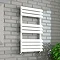 Monza 500 x 850mm Venetian Style White Designer Towel Rail Large Image