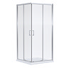 Monza 900 x 900mm Square Corner Entry Shower Enclosure without Tray