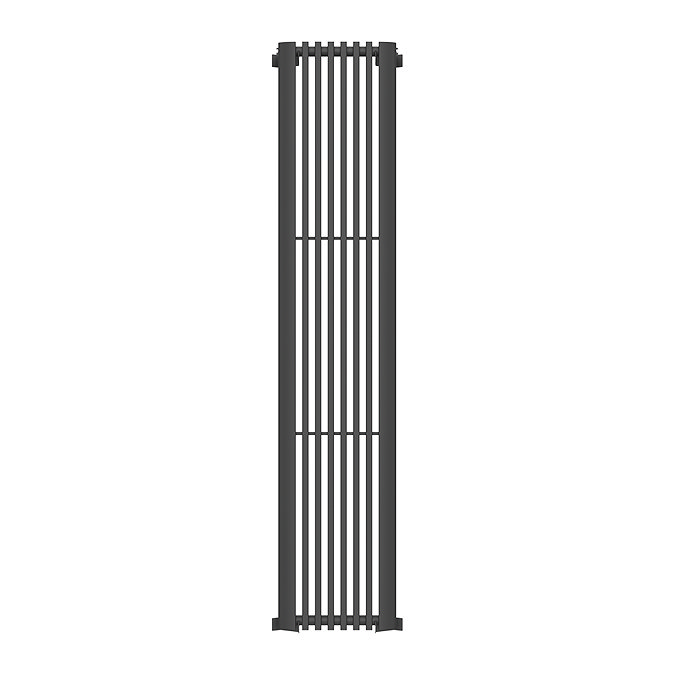 Monza Anthracite Corner Vertical Column Aluminium Radiator 1800 x 315mm