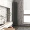 Monza Anthracite Corner Vertical Column Aluminium Radiator 1800 x 315mm Large Image