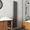 Monza Anthracite Flat Panel Aluminium Radiator 1800 x 300mm  Large Image