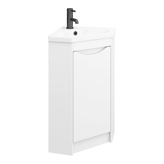 Monza Corner Floor Standing Vanity Unit