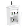 Monza Corner Floor Standing Vanity Unit