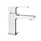 Monza Curved Modern Basin Mixer Tap + Waste  In Bathroom Large Image