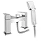 Monza Curved Modern Bath Shower Mixer Tap + Shower Kit  Profile Large Image