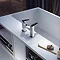 Monza Curved Modern Bath Tap  In Bathroom Large Image