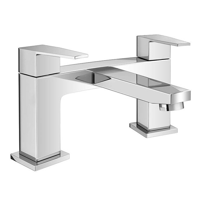 Monza Curved Modern Bath Tap Large Image