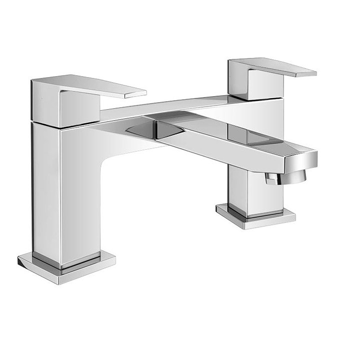 Monza Curved Modern Bath Tap Large Image