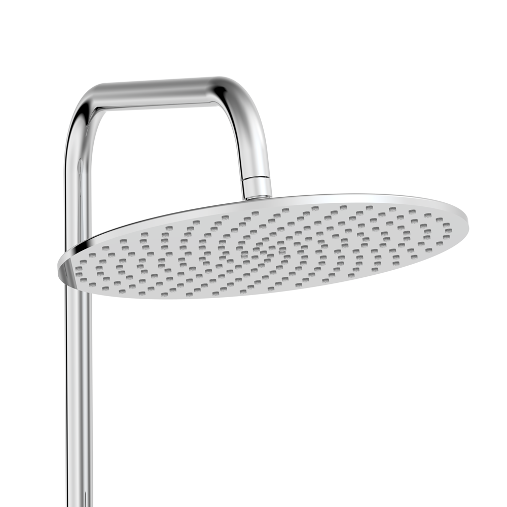 Monza Deluxe Cool Touch Round Thermostatic Shower (300mm Head Chrome