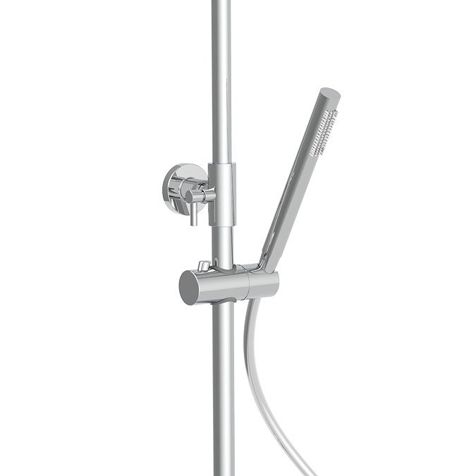 Monza Deluxe Cool Touch Round Thermostatic Shower (250mm Head - Chrome)