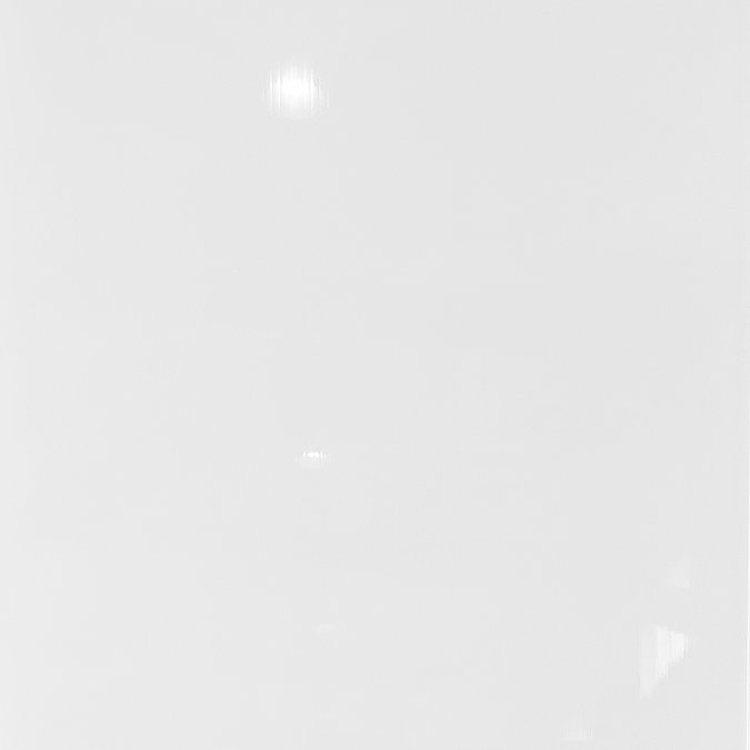 Monza Gloss White PVC Shower Wall Panel 2400 x 1000mm
