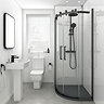 Monza Gloss White PVC Shower Wall Panel 2400 x 1000mm