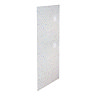 Monza Gloss White Sparkle PVC Shower Wall Panel 2400 x 1000mm