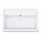 Monza Gloss White Vanity Unit, Tall Storage Unit, and Toilet Package