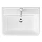 Monza Gloss White Wall Hung Sink Vanity Unit + Square Toilet Package  Feature Large Image