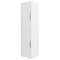Monza Gloss White Wall Hung Vanity Bathroom Furniture Package  Standard Large Image