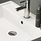 Monza Graphite Oak 600mm Wide Wall Mounted Vanity Unit  Standard Large Image