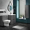 Monza Grey 350mm Wide Tall Wall Hung Unit (Depth 250mm)  Profile Large Image