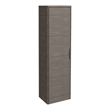 Monza Grey Avola 350mm Wide Tall Wall Hung Unit (Depth 250mm)  Profile Large Image