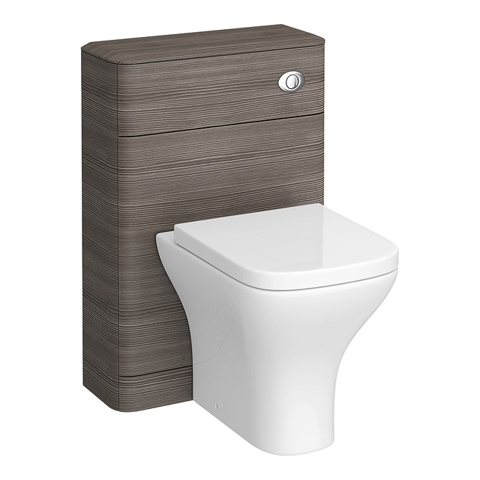 Monza Grey Avola 550mm Wide WC Unit (Depth 200mm) Large Image