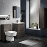 Monza Grey Avola Floor Standing Vanity Bathroom Furniture Package Large Image