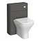Monza Grey Floor Standing Sink Vanity Unit + Toilet Package  Standard Large Image