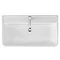 Monza Grey Mist 800mm Wall Hung 2 Drawer Vanity Unit with Basin Feature Large Image