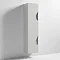 Monza Grey Mist Wall Mounted Tall Cupboard  Standard Large Image