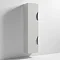 Monza Grey Mist Wall Mounted Tall Cupboard Standard Large Image