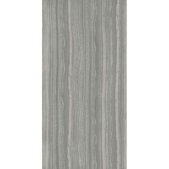 Monza Grey Wood Effect Tile - Wall and Floor - 600 x 300mm  In Bathroom Large Image