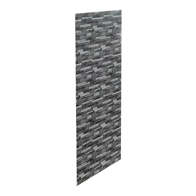 Monza Greystone PVC Shower Wall Panel 2400 x 1000mm