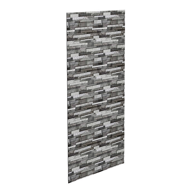 Monza Greystone PVC Shower Wall Panel 2400 x 1000mm