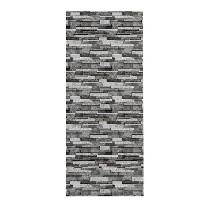 Monza Greystone PVC Shower Wall Panel 2400 x 1000mm