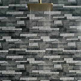 Monza Greystone PVC Shower Wall Panel 2400 x 1000mm