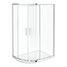 Monza LH Offset Quadrant Shower Enclosure + Pearlstone Tray (Various Sizes)  Feature Large Image