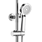 Monza Low Pressure Round Thermostatic Shower with Cool Touch - Chrome