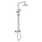 Monza Low Pressure Round Thermostatic Shower with Cool Touch - Chrome