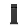 Monza Matt Black Waterfall Basin Tap + Click Clack Waste  In Bathroom Large Image