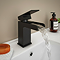 Monza Matt Black Waterfall Basin Tap
