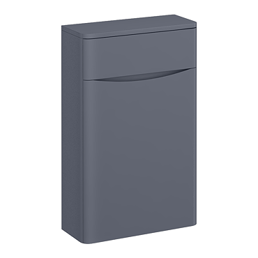 Monza Matt Grey 500mm Wide WC Unit (Depth 200mm)  Profile Large Image