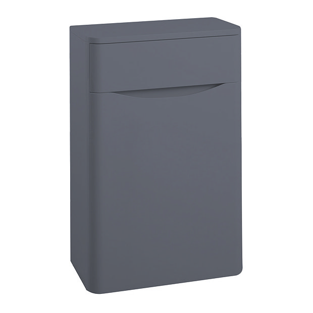 Monza Gloss Grey 500mm Wide WC Unit (Depth 200mm) Large Image